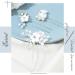 Earent Bride Wedding Flower Pearl Hair Pins - Pack of 3 | Bridal Hair Accessories for Women and Girls - Buy Online on SooperMarket.com