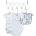 Personalised Baby Girl Gift Set - Newborn Essentials and Hamper for Baby Girl - Grey - Buy Online on SooperMarket.com