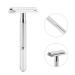 Premium Long Handle Safety Razor with Removable Head - Comfortable Washable Zinc Alloy Non-Slip Design for Men | Perfect for Travel & Home Use - Buy Online on SooperMarket.com
