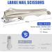 Dr. MODE Easy Grip 360 Rotary Toenail Clippers for Men Seniors - Ultra Sharp Stainless Steel Nail Cutters with Long Handle and Nail File - Buy Online on SooperMarket.com