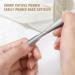 Feryes Nail Skin Clippers & Shaver - 2-in-1 Portable Nail Care Tool for Men & Women - Silver | Mini Nail Cutter with Storage Bag - Buy Online on SooperMarket.com