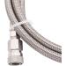 Stainless Steel Paintball PCP Filling Hose Whip Extension - Air Fill Station with Quick Disconnect - Buy Online on SooperMarket.com