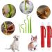 EasyULT 7Pcs Tick Remover Tool Tick Remover Kit with Set of 5 Tick Hook 2 Tick Removal Pen Painlessly Tick Remover for Dogs Cats Humans(Green) Green1 - Buy Online on SooperMarket.com