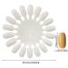 Honbay 20PCS Plastic False Nail Swatches Wheels - Manicure Color Display Wheel - Buy Online on SooperMarket.com
