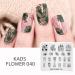 Nail Art Stamping Template - Cactus Flower Design | DIY Manicure Tool FL040 for Stunning Nail Designs | International Shipping - Buy Online on SooperMarket.com