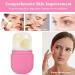Buy Pink Ice Roller for Face & Eyes | Cold Gua Sha Massage Tool - Tighten & Beautify Skin - Buy Online on SooperMarket.com