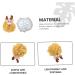 2pcs Bath Ball Shower Puff & Loofah Set | Holiday Bath Scrubber & Back Scrubber | Premium Shower Sponge Pouf - Buy Online on SooperMarket.com