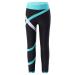 easyforever Kids Figure Skating Practice Pants Girl's Ice Skating Tights Leggings Training Competition Pants Green 8 Years
