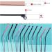 RANARA Eyeglass End Tips Replacement - Metal Temples & Accessories 1 Pair Matte Black Eyeglass Legs for All Prescription Glasses - Buy Online on SooperMarket.com