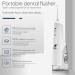 Cordless Water Flosser - 4 Modes, 4 Nozzles, 310ml Capacity, USB Charging, IPX7 Waterproof, Travel-friendly (White) - Buy Online on SooperMarket.com