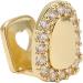 Shining Single Hip Hop False Tooth Halloween Festival Hip Hop Tooth Decoration for Men Women (Gold) - Buy Online on SooperMarket.com