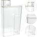 Cabilock 3pcs laundry storage box Travel Holder laundry storage canister laundry bottle dispenser lotion bottle glass containers Sub Bottle Organizer the pet food 23.5X12.5CMx3pcs Transparentx3pcs - Buy Online on SooperMarket.com