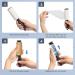 Rechargeable Fabric Shaver & Lint Remover - Electric Fuzz Remover with 2 Blades & 180 Sheets Hair Roller (Green) - Perfect for Sweaters & Fuzz - Buy Online on SooperMarket.com