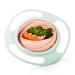 ueslwser 360 Degrees Gyro Bowl Unspillable Baby Bowl Universal Anti Spill Bowl Magic Bowl for Babies Kids Non Spill Bowl for Toddler Baby Light Green