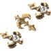 PACKOVE Tooth Gems Kit 6 Pcs Retro Vintage Decor Retro Decor Decorative Teeth Jewelry Grill Teeth Clothing Gem - Buy Online on SooperMarket.com