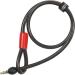 Abus Frame Lock Cable Adaptor - 12mm Thick Steel Cable 100cm Length | Secure Bicycle Lock Black - Buy Online on SooperMarket.com