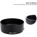 Canon RF 50mm F1.8 STM Lens Hood for EOS R6 R5 RP R Camera - Reversible Lens Shade ES-65B Replacement | Compatible with 43mm Filters and Lens Cap - Buy Online on SooperMarket.com