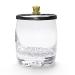 Crystal Disinfection Glass Cup Acrylic Liquid Dappen Dish with Stainless Steel Lid - Nail Art Glassware Tool HJ-NAPB028 - Buy Online on SooperMarket.com