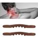 2pcs Wooden Gua Sha Stick Set - Massage Points for Home Relaxation | Natural Wooden Scraping Stick - Buy Online on SooperMarket.com