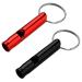 nuoshen 2 Pcs Dog Whistle Black Red Dog Training Whistle Dog Whistles for Recall and Pet Behavior Control