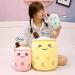 AMOZO Cute Cartoon Boba Milk Tea Plush Doll - Giant Bubble Tea Cup Pillow Toy (Green 35cm) - Buy Online on SooperMarket.com