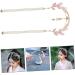 FOYTOKI 1pc Ancient Style Hair Crown Headdress Long Tassel Hair Accessory Vintage Hanfu Hair Accessory Chinese Traditional Hair Accessory Long Tassel Headdress Chinese Style Headband - Buy Online on SooperMarket.com