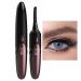 Veeteah Heated Eyelash Curler Electric Lash Curler with Comb Battery Operated Natural Curling Small Eyelash Curler Natural Curling Lash Curler for Eye Makeup Black