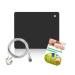 LEOANITTY Grounding Mouse Pad with UK Cord 9.8 * 11.8 inch Earthing Mat Kit for Sleeping Better