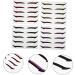 MUSISALY 20 Pairs Eyeshadow Stickers Eyeliner Stencils Sticker Eyelid Stickers Eyeliner Stencil Sticker Glue - Buy Online on SooperMarket.com