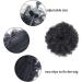 Medium 1B# Afro Puff Drawstring Ponytail Extension - Short Synthetic Kinky Curly Hairpiece for Natural Hair - Buy Online on SooperMarket.com