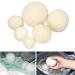 6 Wool Drying Balls Clothes Softening Balls Laundry Drying Reusable Balls Clothes Drying Accessories - Buy Online on SooperMarket.com