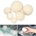 Eco-Friendly Wool Dryer Balls - Reusable Laundry Drying Balls Reduces Static & Wrinkles - Pack of 6 - Buy Online on SooperMarket.com