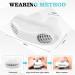 2-in-1 Anti Snoring Nose Air Purifier for Men and Women - Stop Snoring and Improve Sleep Quality with Nasal Vents Plugs Clip - CPAP Users Friendly (White) - Buy Online on SooperMarket.com