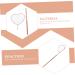 Eyelash Inspection Mirror - Heart Shape Eyelash Mirror for Extensions | Salon Makeup Magnifier (18.7x5.6x0.8cm) - Perfect for Lash Techs - Buy Online on SooperMarket.com