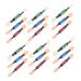 Healeved 30pcs Double Ended Eye Shadow Stick Eyeshadow Brush Eyeshadow Makeup Accessories Rod Aluminum