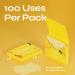 FOMIN Antibacterial Paper Soap Sheets - 200 Sheets, Unscented, Portable Travel & Camping Mini Soap - Pack of 2 - Buy Online on SooperMarket.com