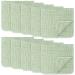 Comfy Cubs Muslin spit towels 6 set large 100% cotton hand washcloth 6 layers extra absorbent and soft (sage 10-pack) Sage pack of 10
