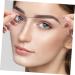 BELLIFFY 1box Eyebrow Drawing Tool Ink Eyebrow Tattoos Ruler Brow Mapping Wire Ruler 6x4.5cm Black - Buy Online on SooperMarket.com