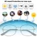 Buy Hoodg Blue Light Glasses for Men & Women - UV400 Computer Lens Eyewear | Gaming Radiation Protection | Direct Shipping - Buy Online on SooperMarket.com