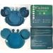 Vicloon Baby Suction Plate - Silicone Toddler Plate for Self Feeding Training - Non Slip Divided Plate for Highchairs - Dark Blue - Buy Online on SooperMarket.com