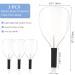 Noverlife 3PCS Barber Salon Face Shield with Sponge Handle - Reusable Clear Hair Spray Face Protector for Hairdressing & Makeup - Buy Online on SooperMarket.com
