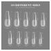 Saviland Gel X Nail Tips - 550PCS Long Coffin Full Cover Clear Acrylic Nails Kit | Soft Gel Nail Tips for Extensions & Repairs - 12 Sizes DIY Nail Salon Set - Buy Online on SooperMarket.com
