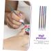 KALLORY Nail Trimmer Nail Care Tools Nail Scraper Metal Cuticle Pusher Cuticle Pusher Set Stainless Triangle Nail Polish Remover Tool (4 Pieces Silver) Pedicure Tools Nail Trimmers Blue - Buy Online on SooperMarket.com