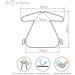 Bibetta Wipeezee Premium Baby Weaning Bibs with Sleeves | Waterproof Coverall Bib for Baby Toddler | Eco-Friendly & Durable | Grey Happy Fruits Design - Buy Online on SooperMarket.com