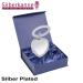 Premium Silver Plated Children's Rattle Jug with Teething Ring - Perfect Gift with Chic Packaging | 7cm Heart Design - Buy Online on SooperMarket.com