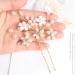 Sppry Wedding Hair Pins - Elegant Pearl Floral Crystal Hair Accessories for Bridal Women (Gold) - Set of 3 - Buy Online on SooperMarket.com
