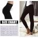 Fleece Lined Women's Thermal High Waist Yoga Pants - Black | Tummy Control, Slimming Workout Leggings - Buy Online on SooperMarket.com