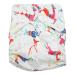 Swim Diaper Baby Infant Snap Absorbent Washable Swimsuit Diaper Reusable Swim Nappy for Boys Girls Swimming Lessons One Size Fit All(#4)