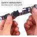 Adjustable Airtag Cat Neck Band with Bell | Silicone Protective Cover & Breakaway Safety Buckle | Black | Compatible with Apple Airtag - Buy Online on SooperMarket.com