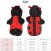 Shop Bagima Ladybug Dog Costume | Warm Hooded Sweater for Small Dogs | Perfect Halloween & Winter Outfit - Buy Online on SooperMarket.com